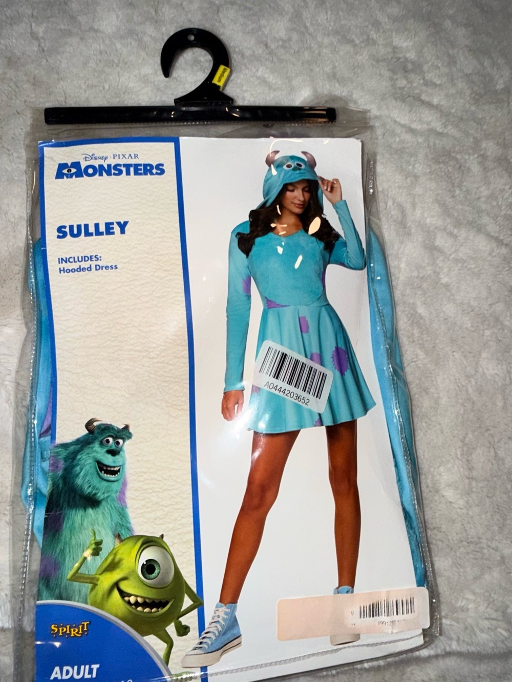 Disney Pixar Monsters Inc. Sulley Hooded Dress Costume – Adult Medium 8-10